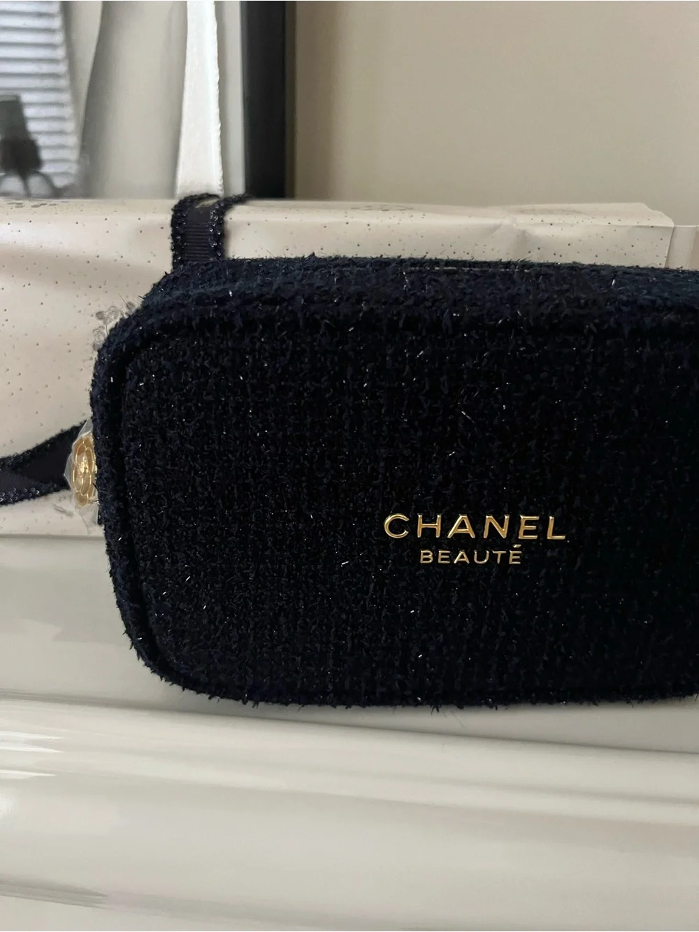 Chanel holiday makeup bag NIB
